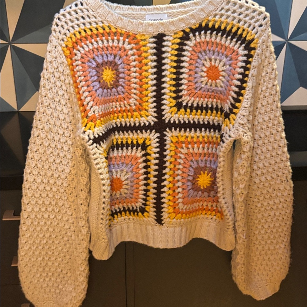 Ghanda Multicolor Crochet Knit